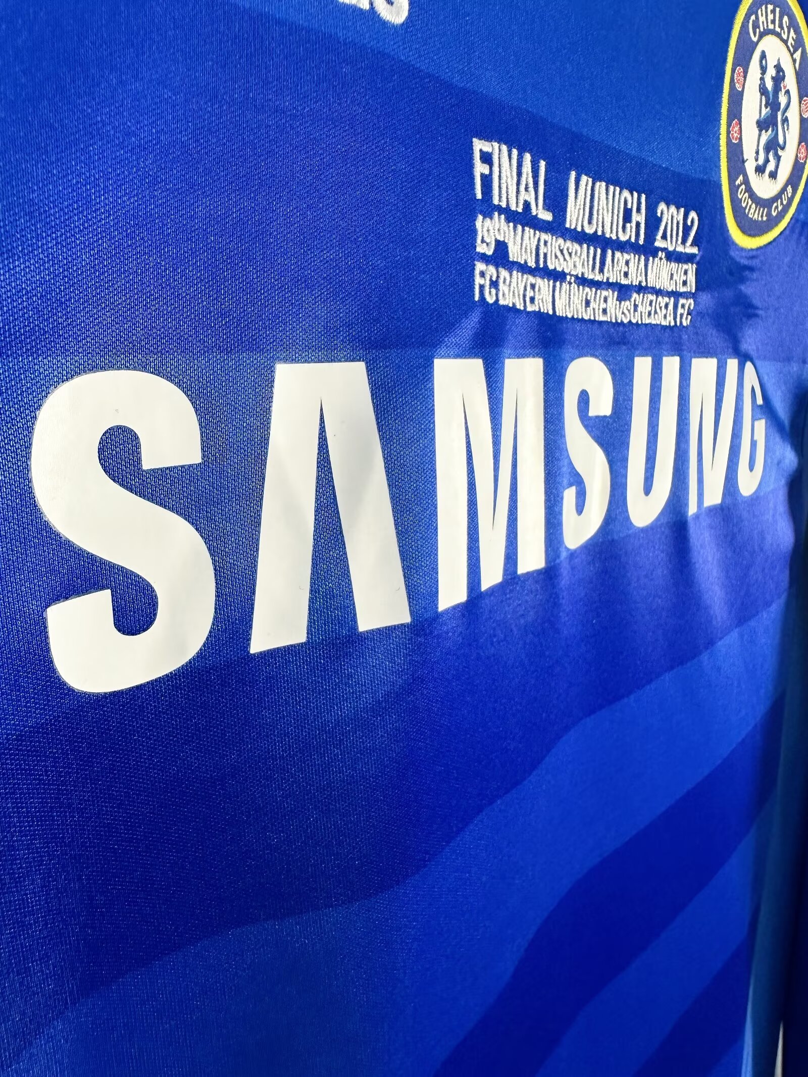 2011/2012 Retro Chelsea Long Sleeves Home Football Shirt 1:1 Thai Quality