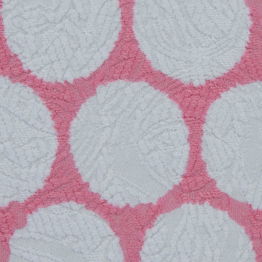 Italian Pink Polka Dotted Cotton Jacquard - Joann Fabrics