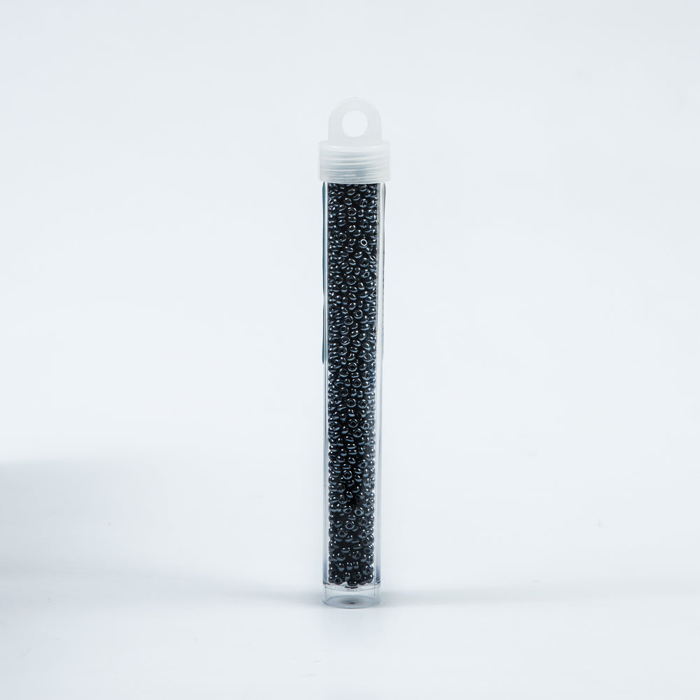 Metallic Gunmetal Czech Seed Beads - Size 8 - Joann Fabrics