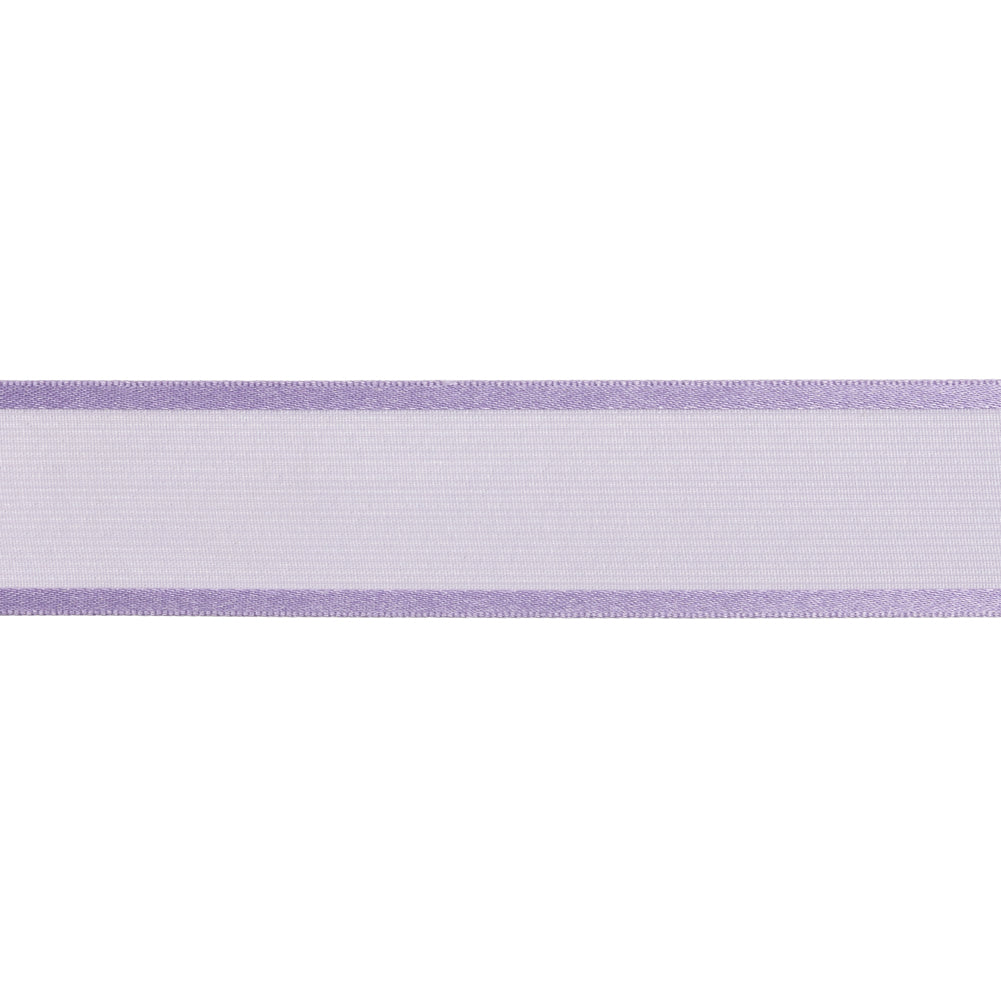 Sheer Ribbon with Double Faced Satin Edges - 1