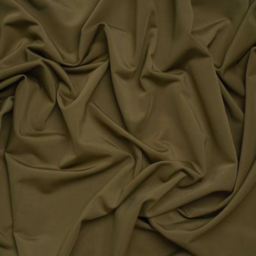 Stretch Polyester Jersey - Olive Green - Famous Australian Designer Deadstock - Joann Fabrics