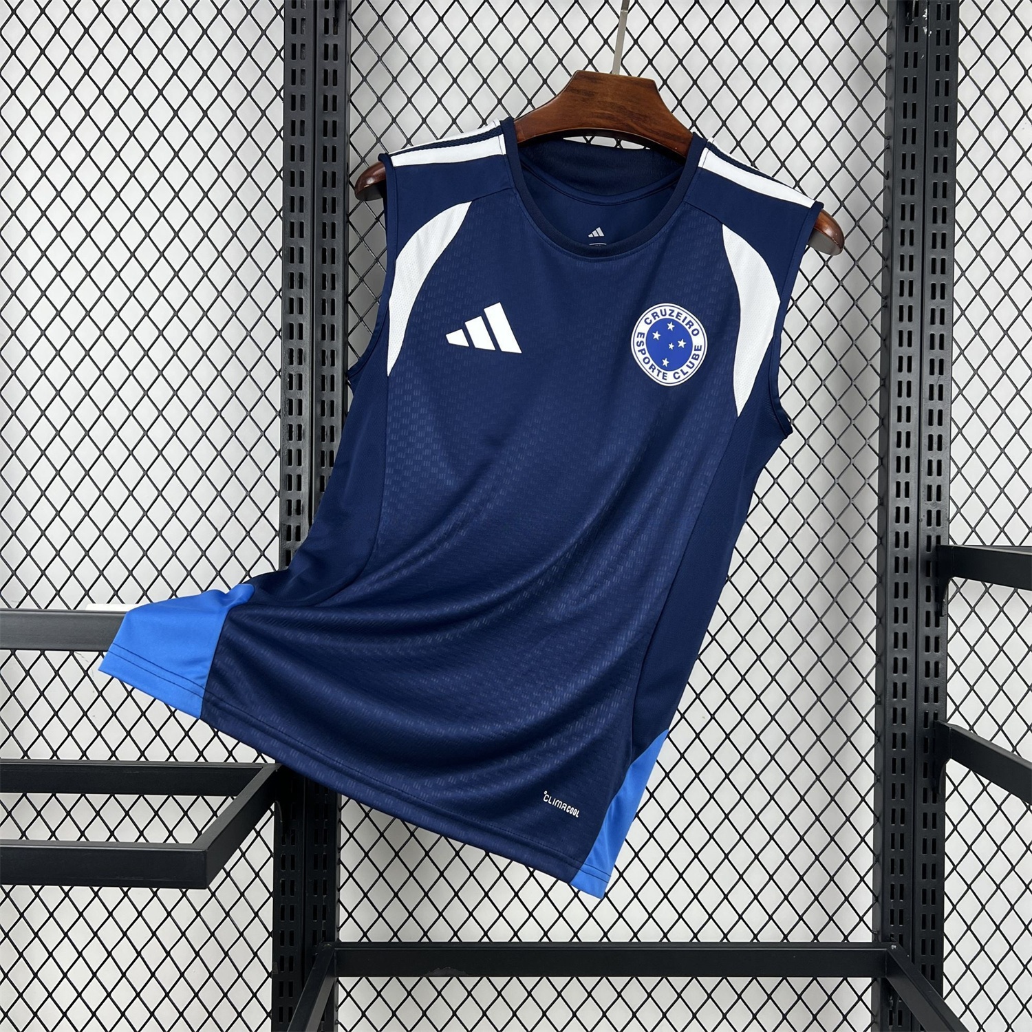 Cruzeiro 25-26 Pre-Match Dark Blue Training Vest - Fans Version - UnitedFutballJersey