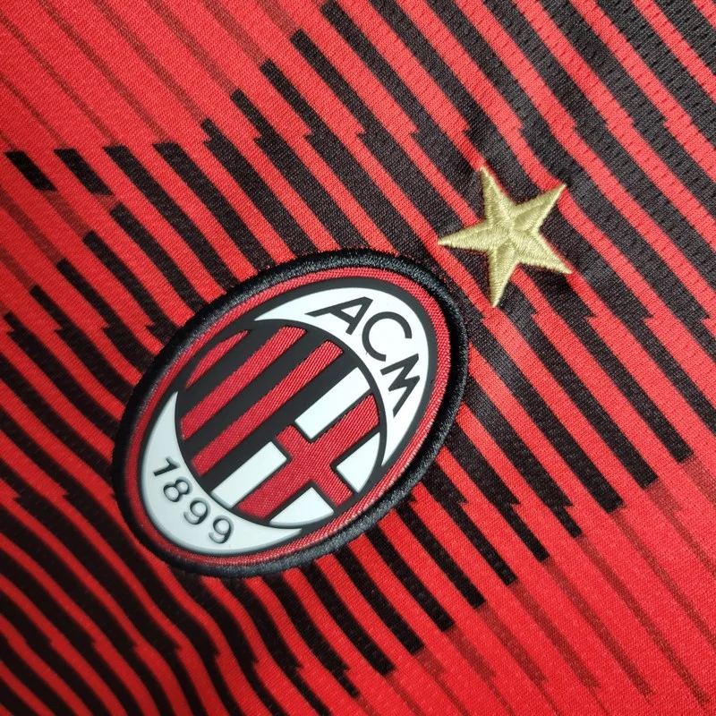 2023/2024 AC Milan Home Jersey Long Sleeve
