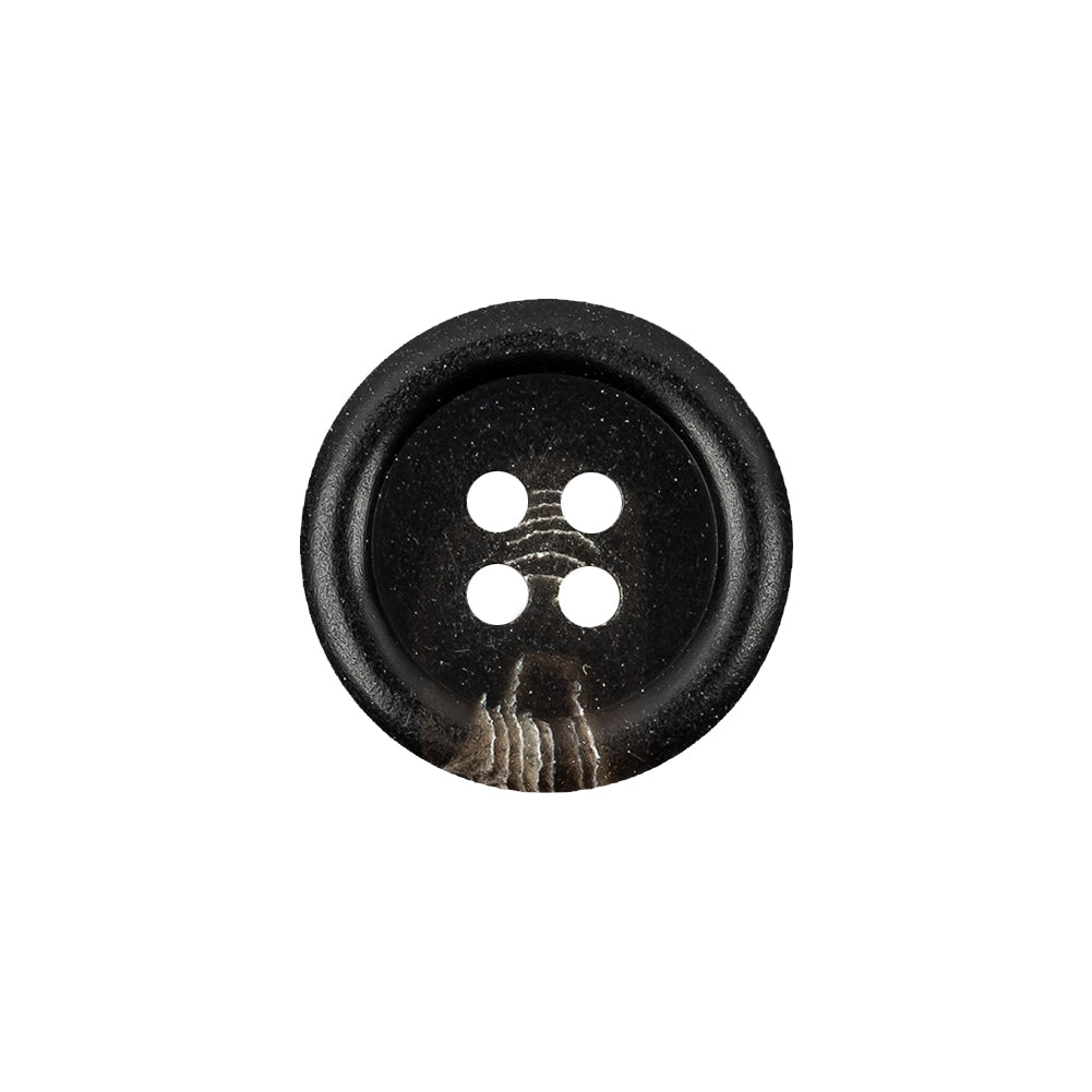 Brown and Beige Swirl 4-Hole Plastic Button - 30L/19mm - Joann Fabrics