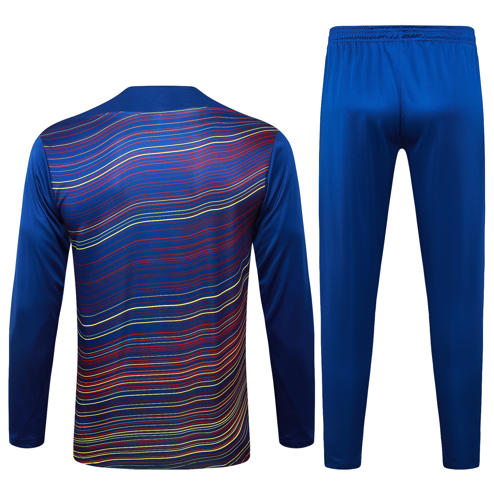 2025/2026 Barcelona Twill inkjet Half-Pull Training Suit Jersey 1:1 Thai Quality Set