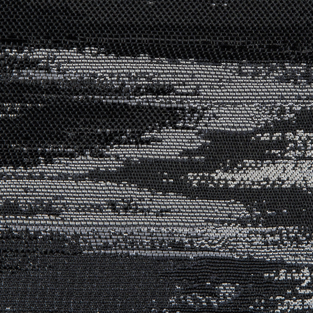 White Sand and Black Abstract Jacquard - Joann Fabrics