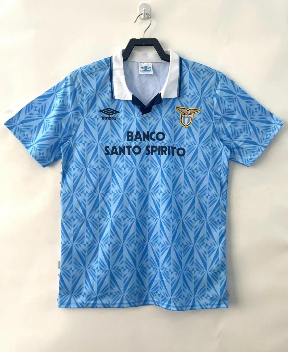 1991 Retro Lazio Home Soccer Jersey 1:1 Thai Quality