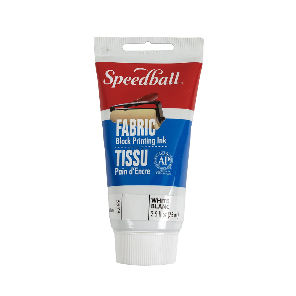 Speedball White Fabric Block Printing Ink - 2.5 fl oz - Joann Fabrics