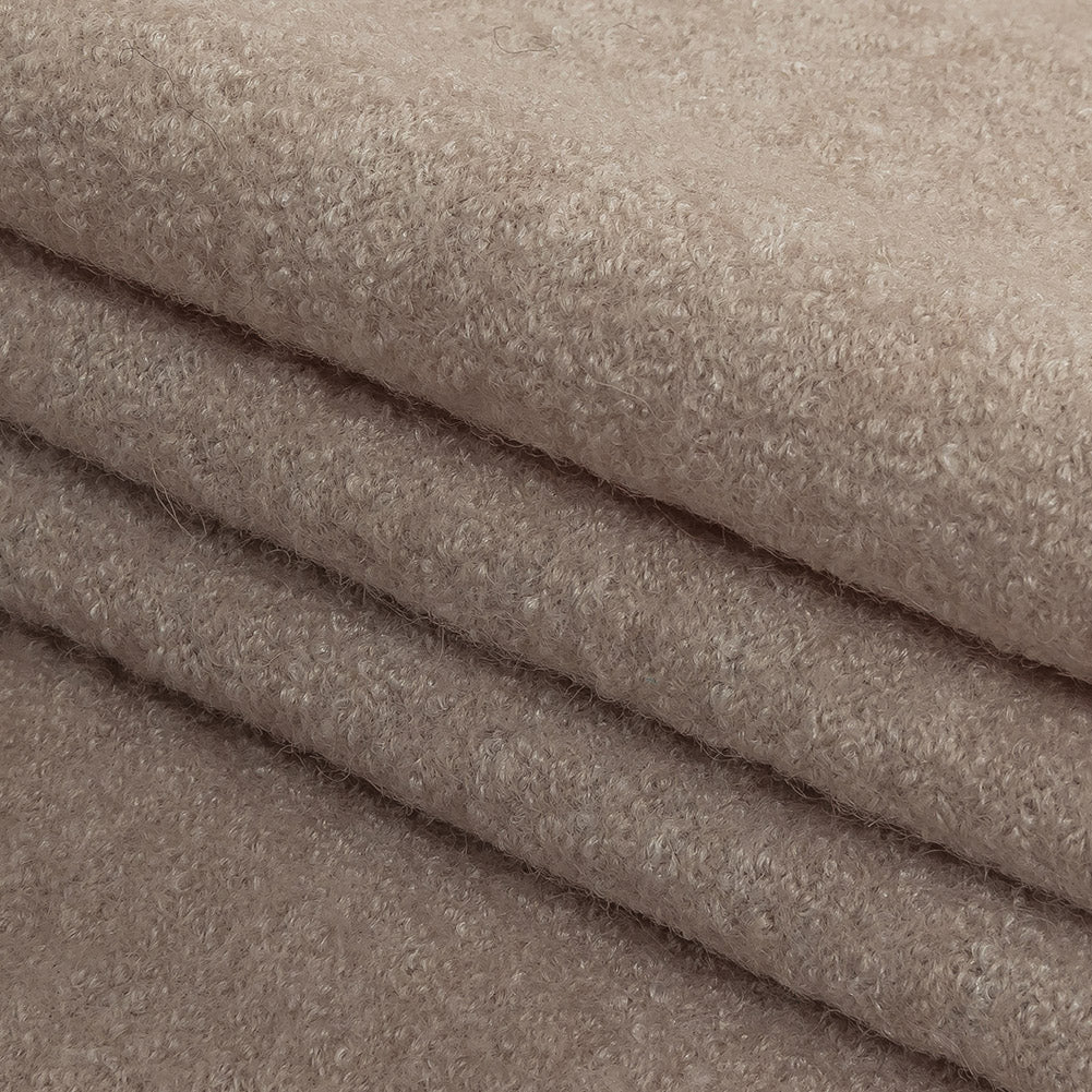 Boiled Wool Coating Fabric - Shell and Ivory Marbled - Ketil Collection - Joann Fabrics