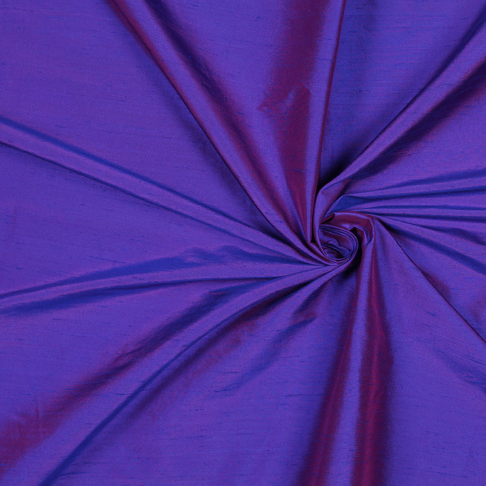 Silk Shantung - Iridescent Dark Purple - Shantung Collection - Joann Fabrics