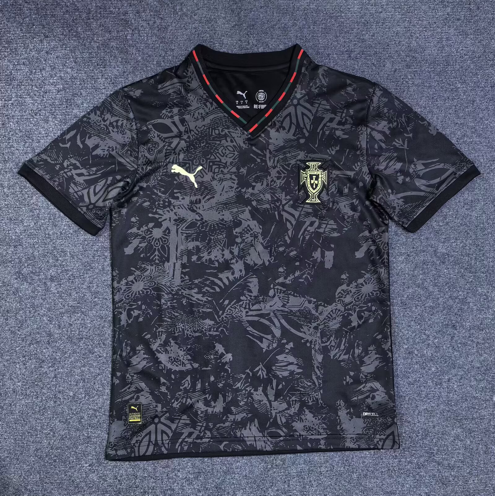 2025/2026 Portugal Special Edition Gray-black Football Shirt 1:1 Thai Quality