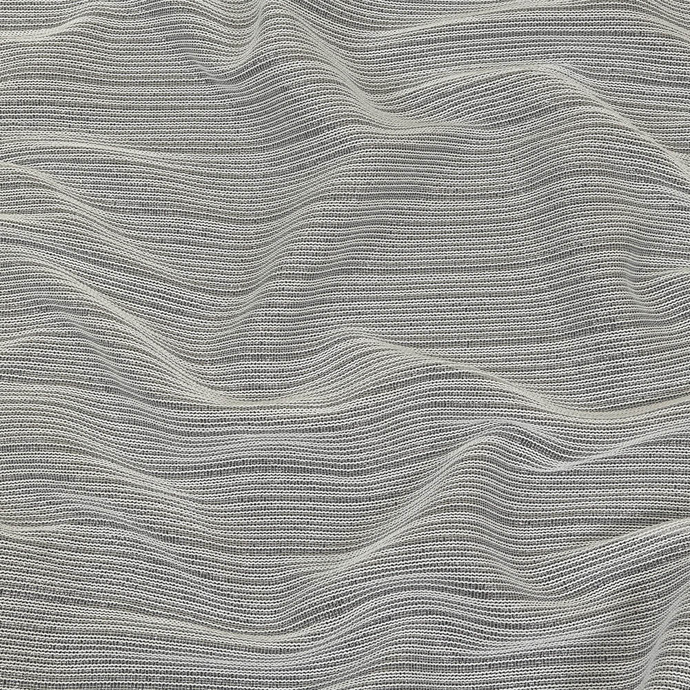 Metallic Silver and White Barcode Stripes Luxe Novelty Mesh - Joann Fabrics