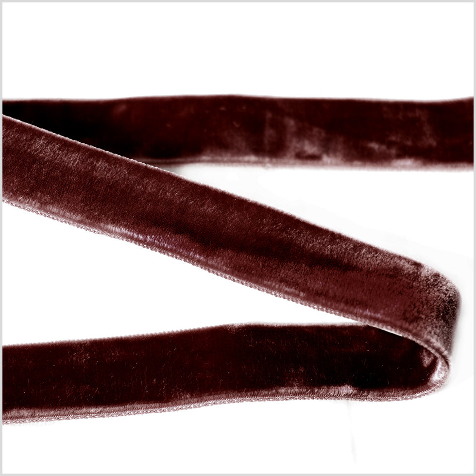 Double Faced Velvet Ribbon Made in Italy - 7/8