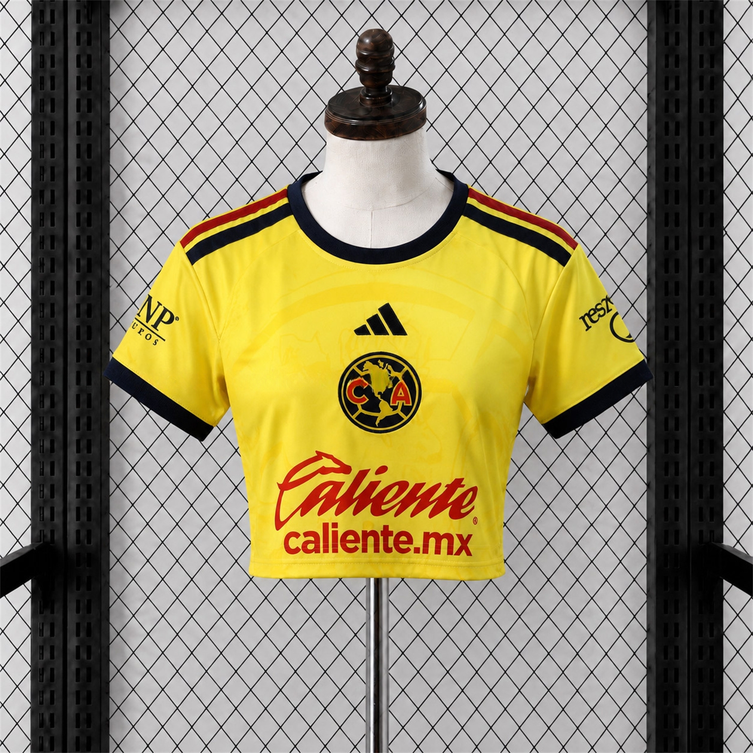 Women's Club America 26-27 Home Women Crop Jersey - Fans Version - UnitedFutballJersey