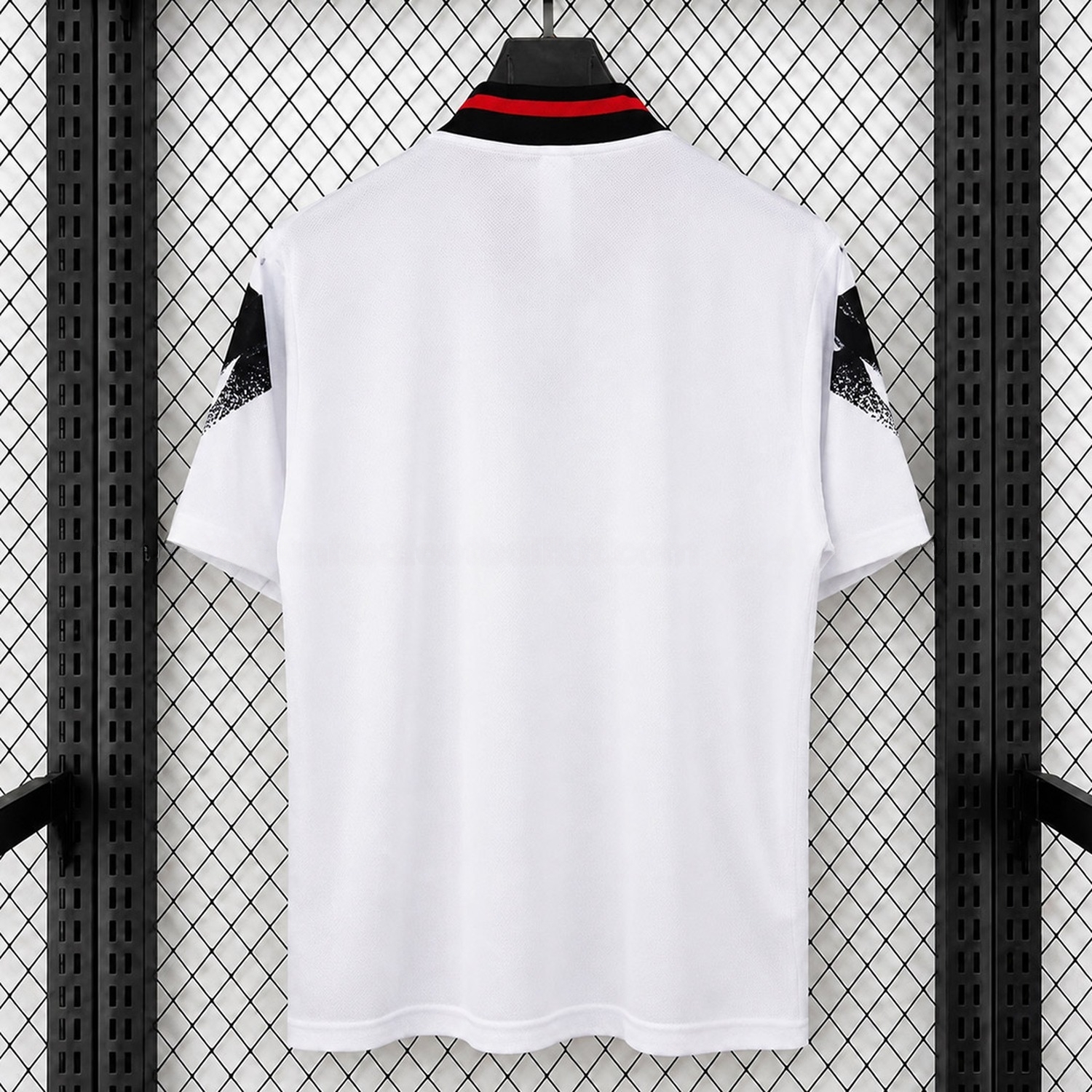 Manchester United 26-27 Inspired Geometric White Retro Style Jersey - Fans Version - UnitedFutballJersey