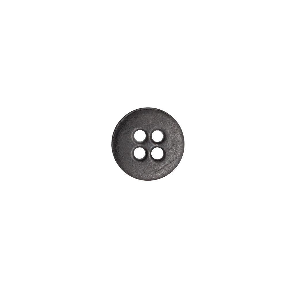 Italian Black Metal 4-Hole Button - 16L/10mm - Joann Fabrics