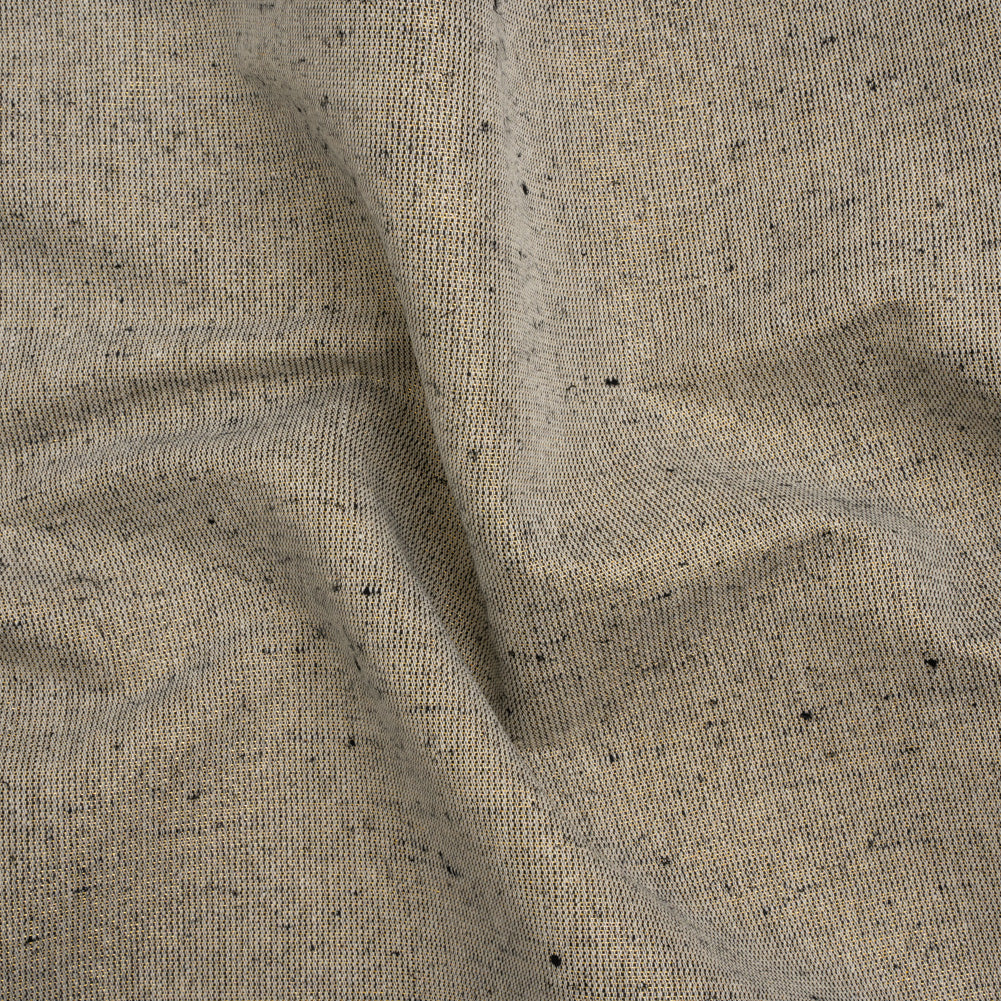 Heavyweight Metallic Linen Woven - White, Black and Gold - Joann Fabrics