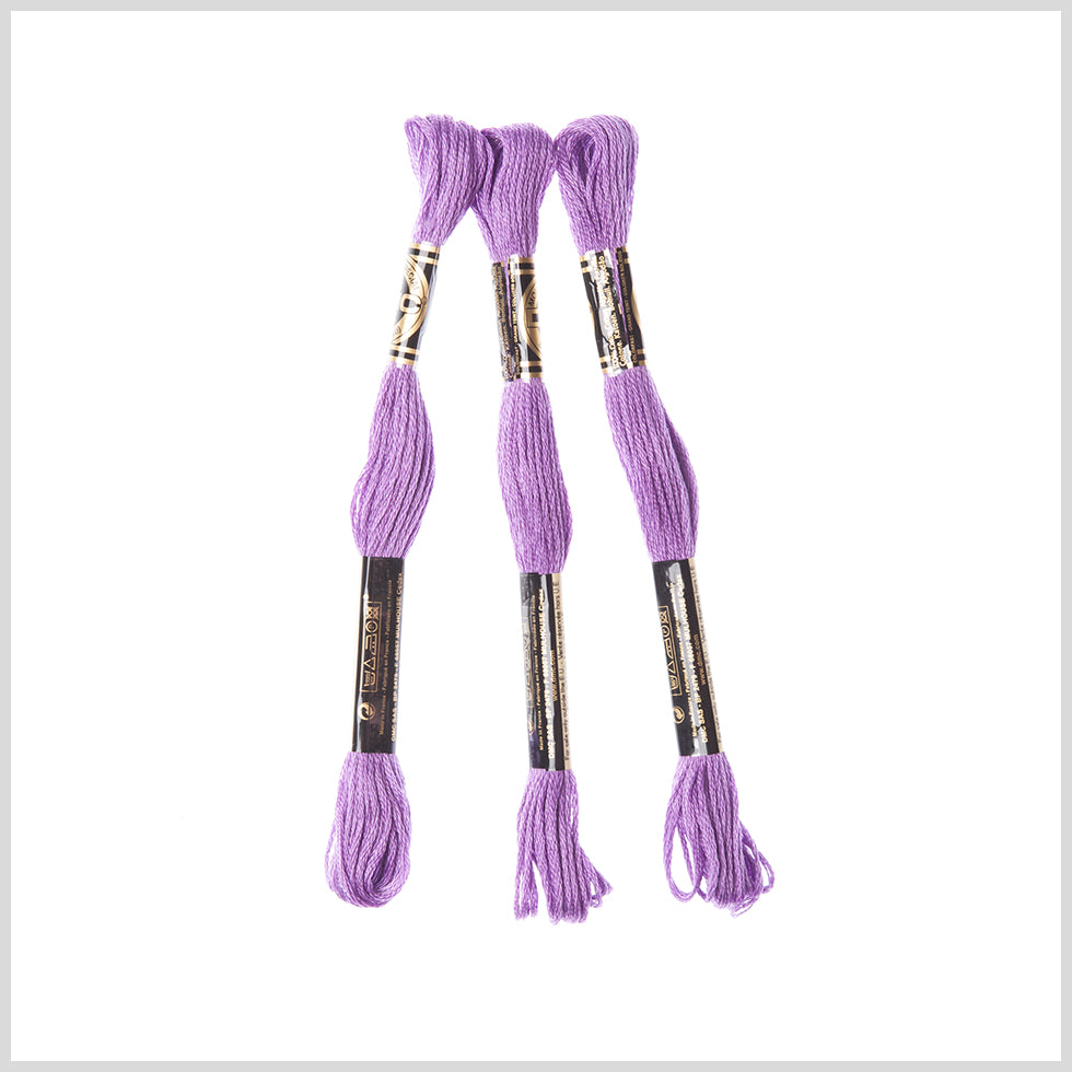 3-Pack DMC Size 6 Embroidery Floss #553 Violet - Joann Fabrics