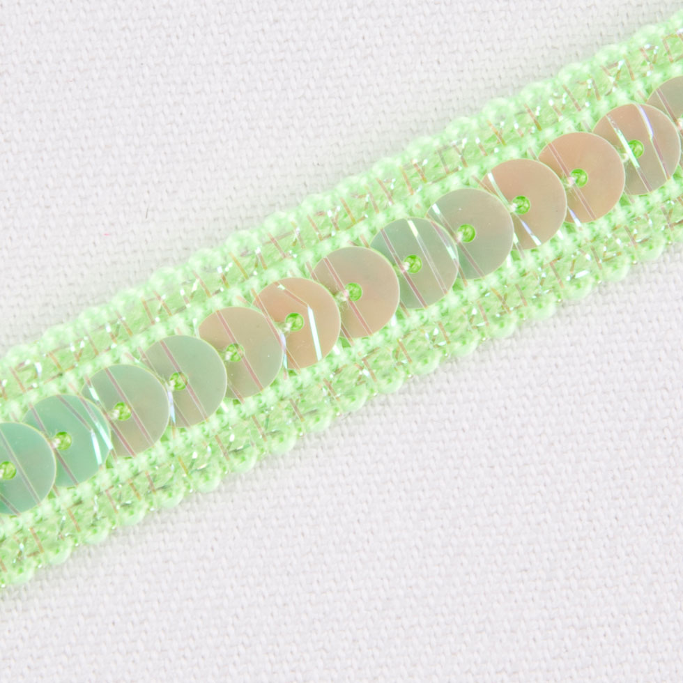Neon Green Fancy Sequin Trim - Joann Fabrics