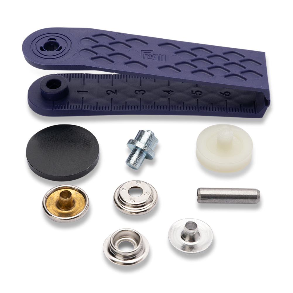 Prym Sport & Camping Press Fasteners and Tools - Silver 15mm - 10pc - Joann Fabrics