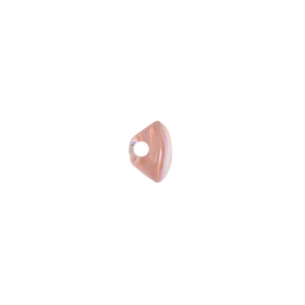 European AB Pink Self Back Glass Button - 14L/9mm - Joann Fabrics