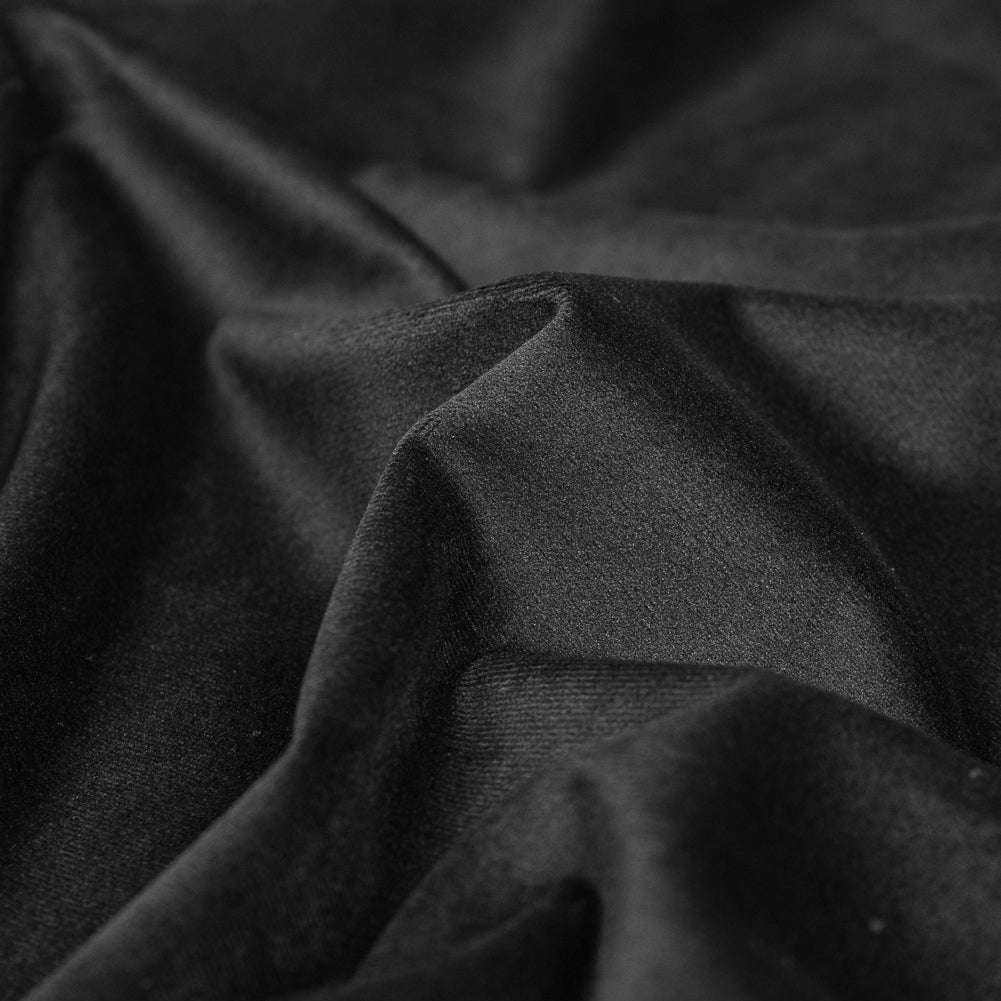 Ultra Black Creamy Polyester Velvet - Joann Fabrics