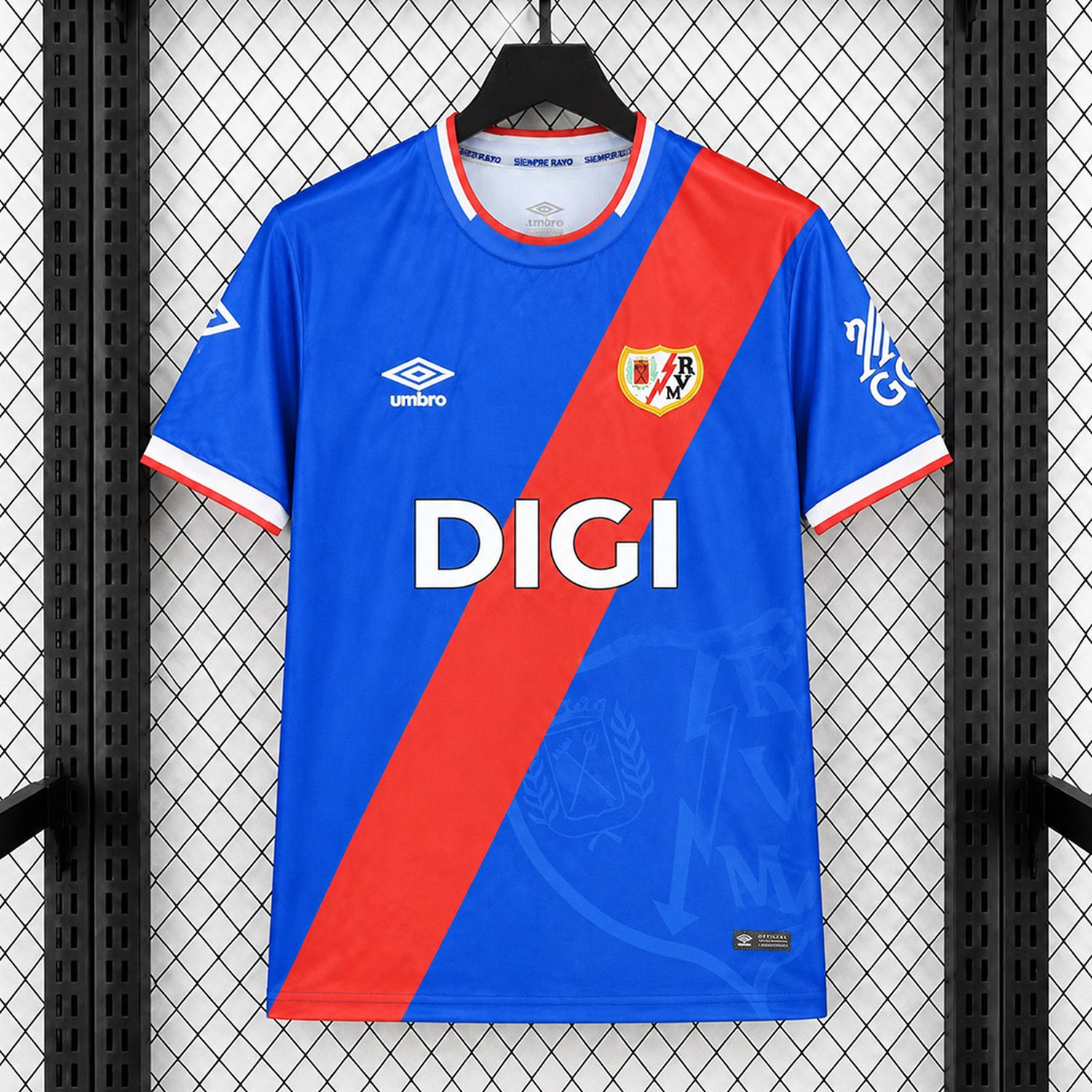 Rayo Vallecano 26-27 Blue Red Goalkeeper Jersey - Fans Version - UnitedFutballJersey
