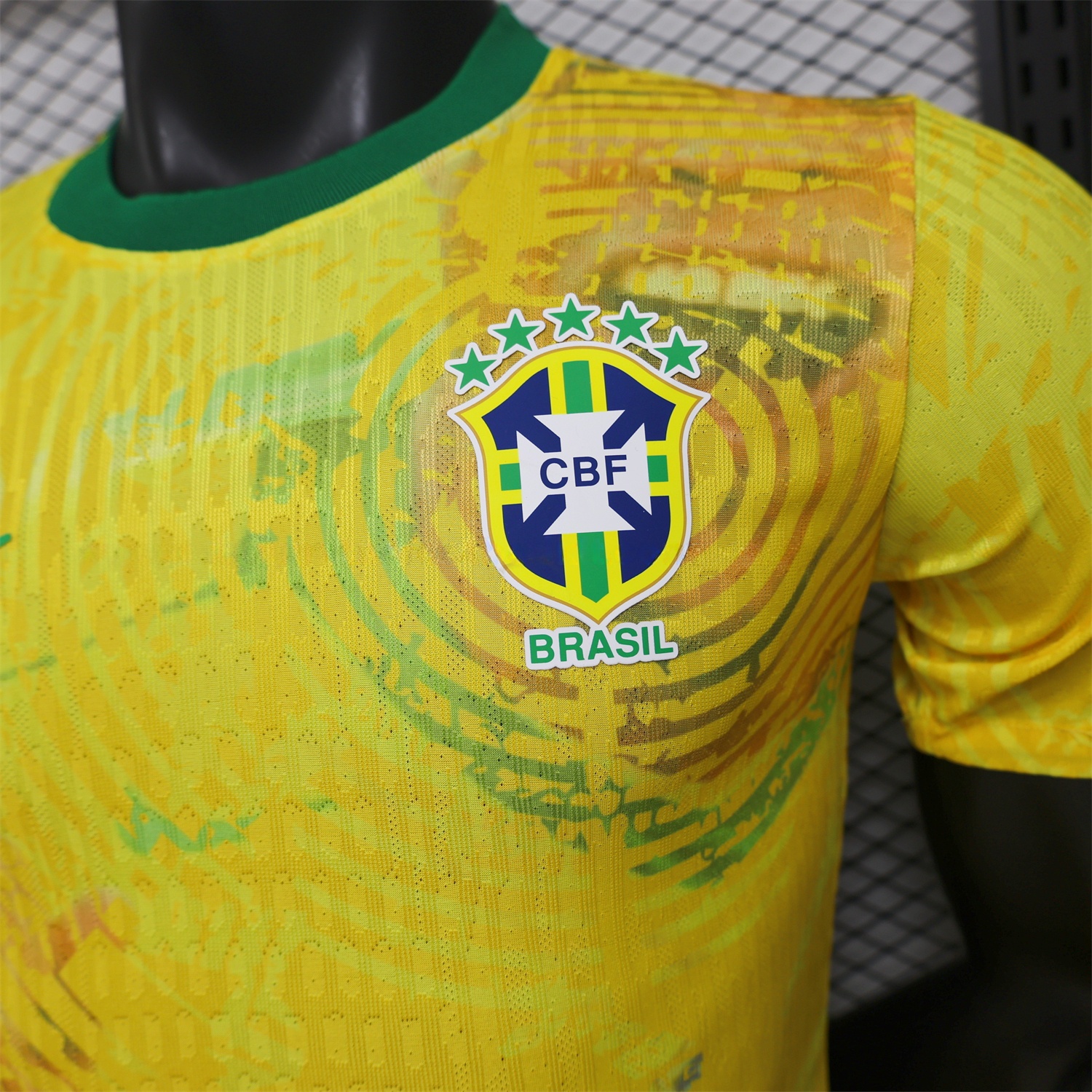 Brazil 2026 Yellow Waves Special Jersey - Player Version - UnitedFutballJersey
