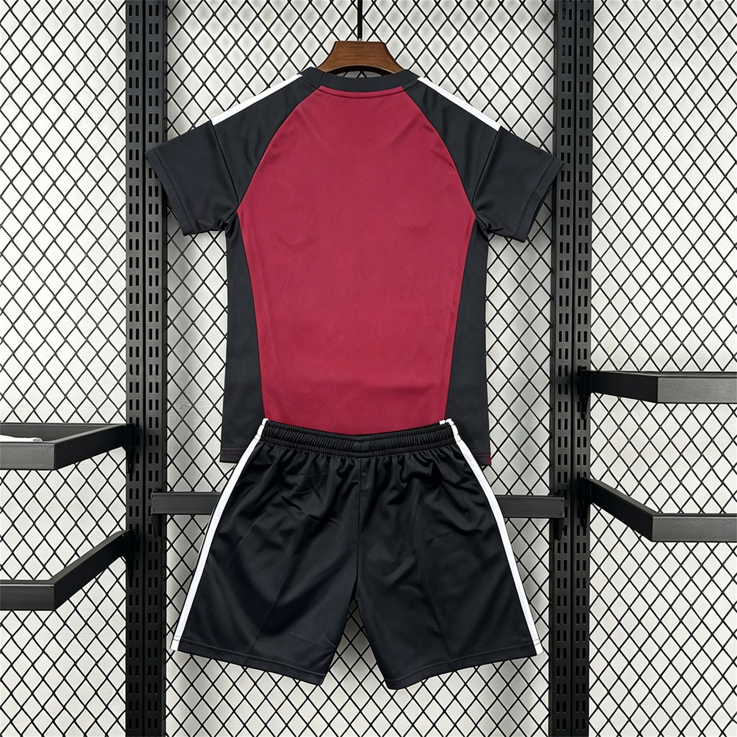 Spain 2026 Wine Red Goalkeeper Kids Kit - UnitedFutballJersey
