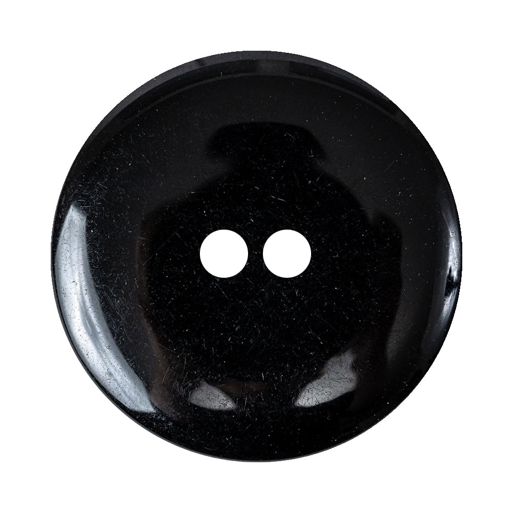Carbon Black 2-Hole Channel Style Plastic Button - 54L/34mm - Joann Fabrics