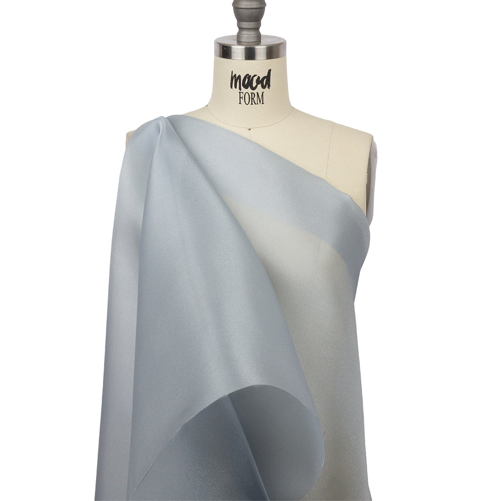 Polyester Twill Organdy - Shimmering Dusty Blue - Quinn Collection - Joann Fabrics