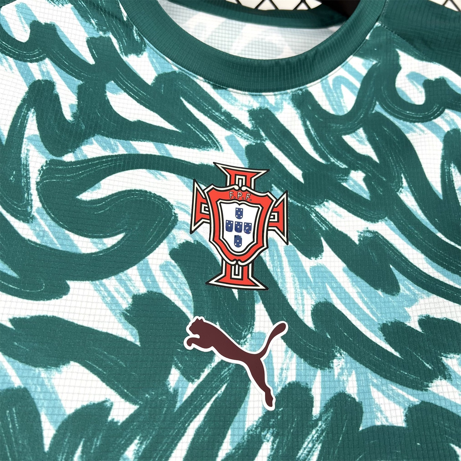 Portugal 2026 Pre-Match Teal Green Jersey - Fans Version - UnitedFutballJersey