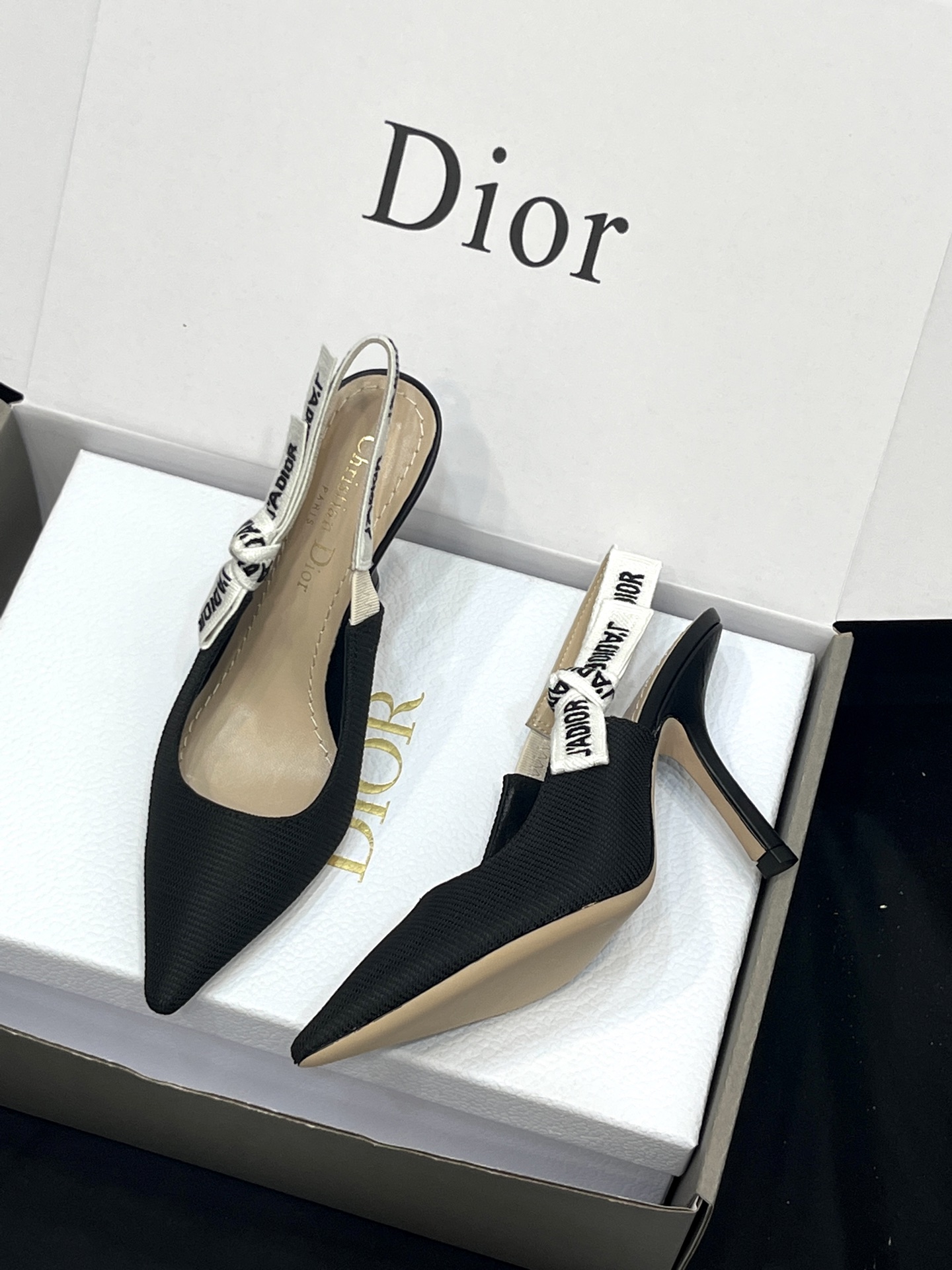Dior high heels, Dior kitten heel sandals