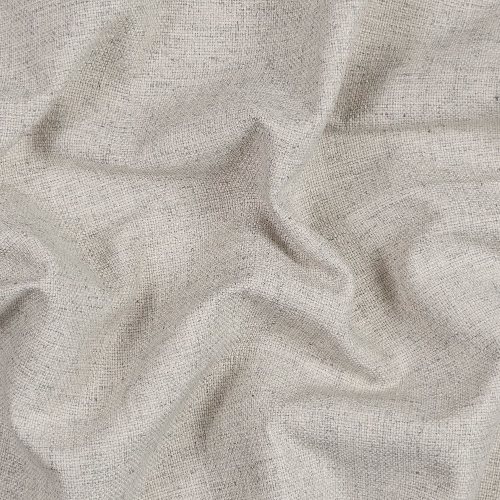 Silver and Beige Polyester Basketwoven Tweed - Joann Fabrics