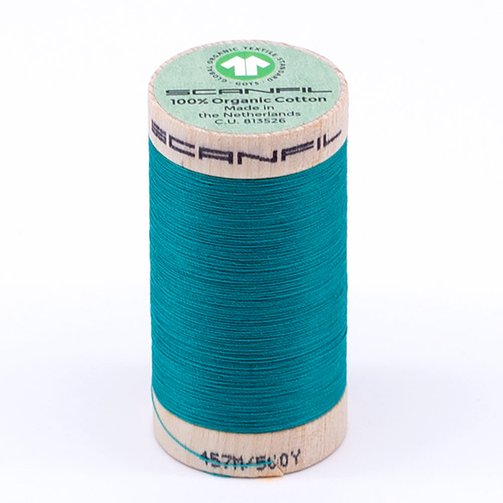 SCANFIL® 50wt Organic Pima Cotton Thread 500 yds - 4866 Tropical Green - Joann Fabrics