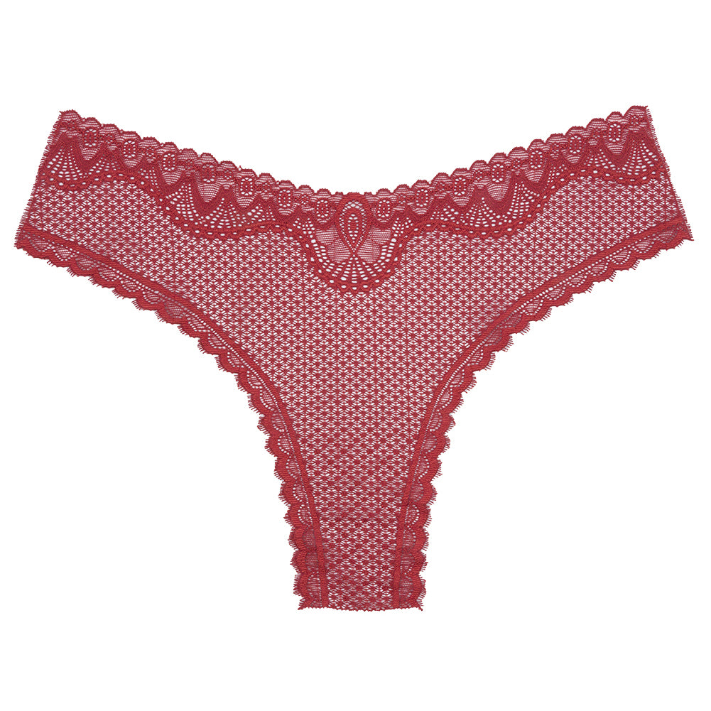 Currant Stretch Lace Panty Trim Panel - 10.25