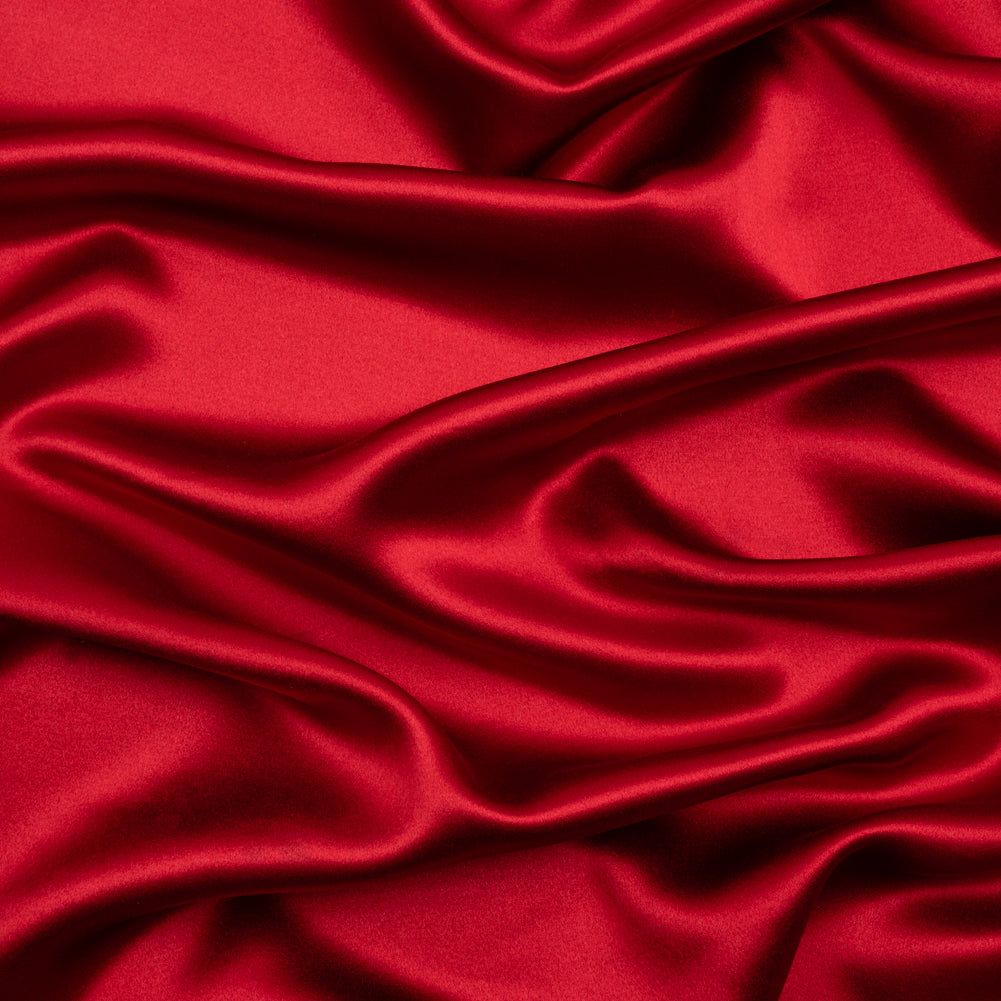 Silk Crepe Back Satin - Tango Red - Premium Collection - Joann Fabrics