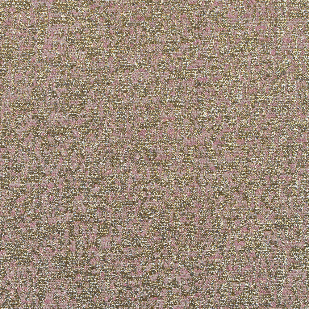 Metallic Gold and Pink Abstract Jacquard - Joann Fabrics