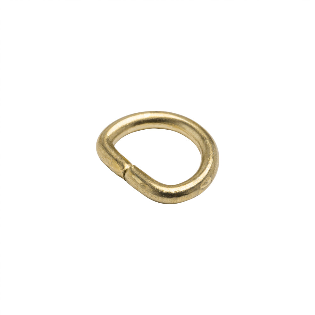 Gold Metal D-Ring - 0.625 x 0.5