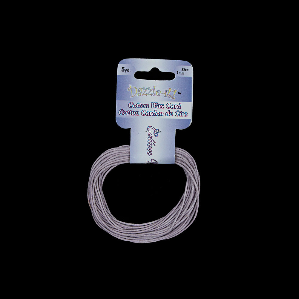 Dazzle-It Mauve Cotton Wax Cord - 1mm - Joann Fabrics