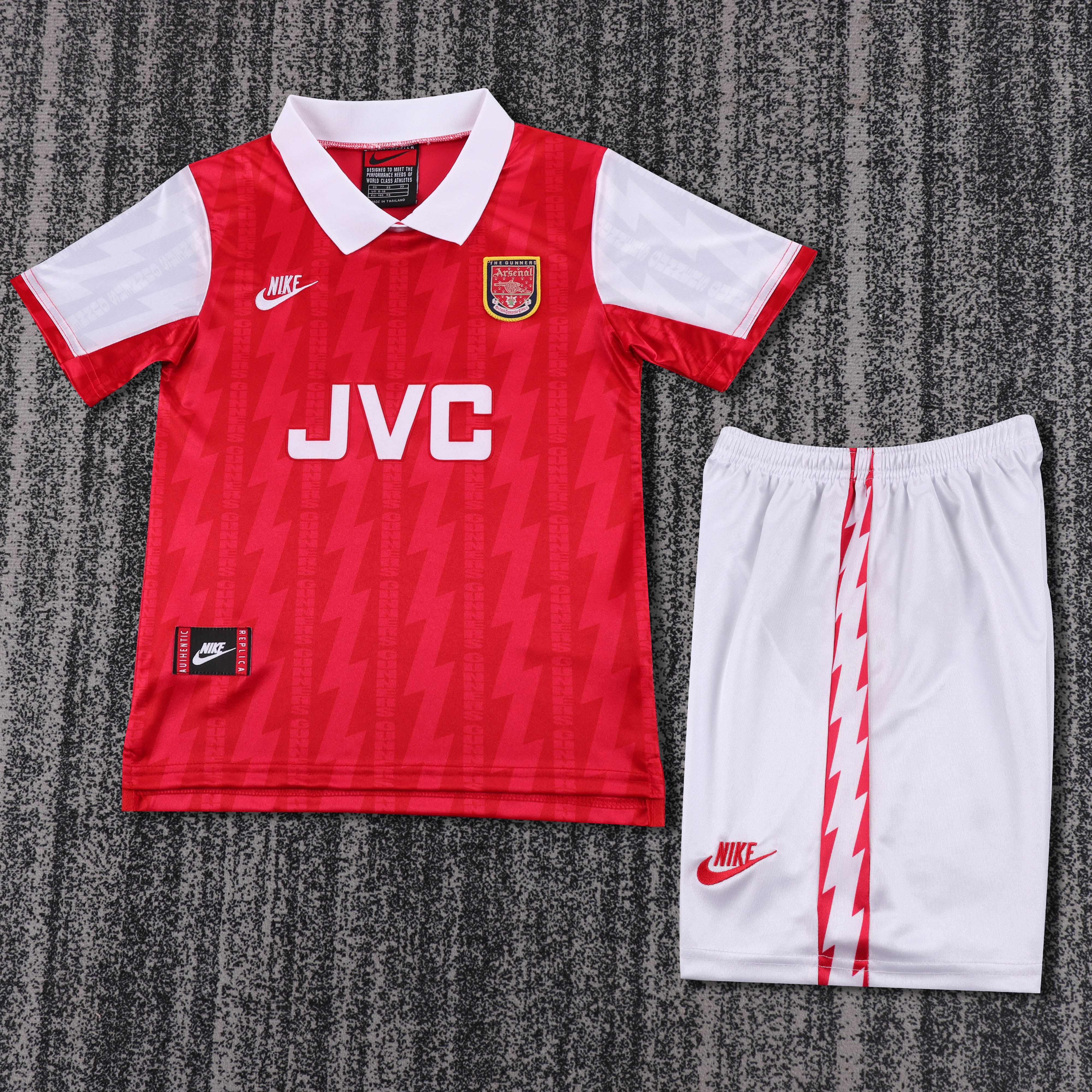 1994-1996 Retro Arsenal Home Football Shirt 1:1 Thai Quality Kids Size