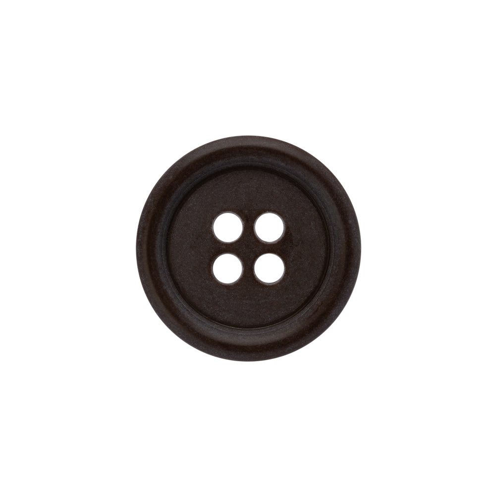 Plastic 4-Hole Button - 30L/19mm - Taupe Rolled Rim - Joann Fabrics
