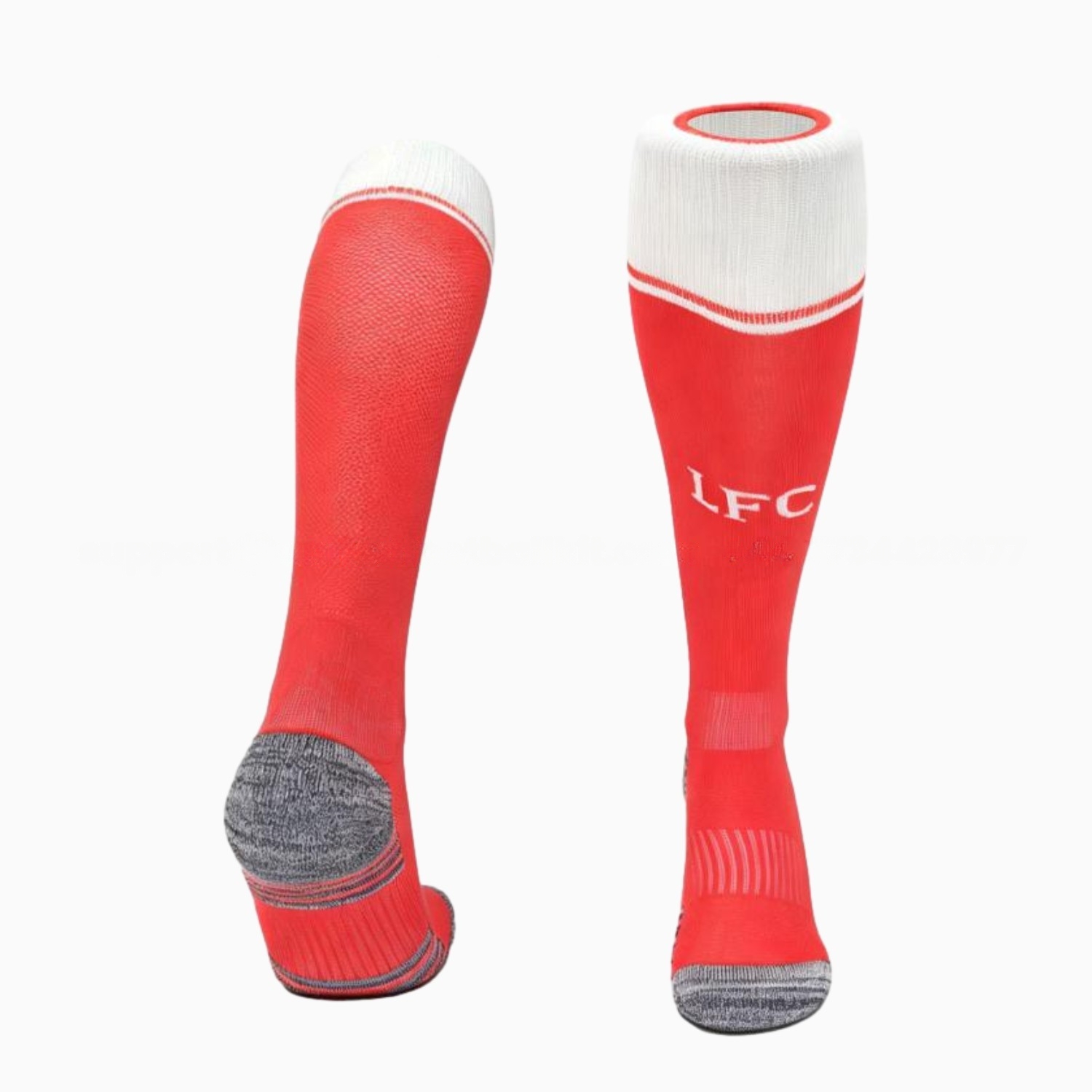 Liver.pool 26-27 Home Socks - Red - UnitedFutballJersey