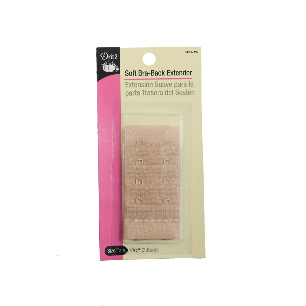 Dritz Nude Soft Bra Back Extender - 1.5