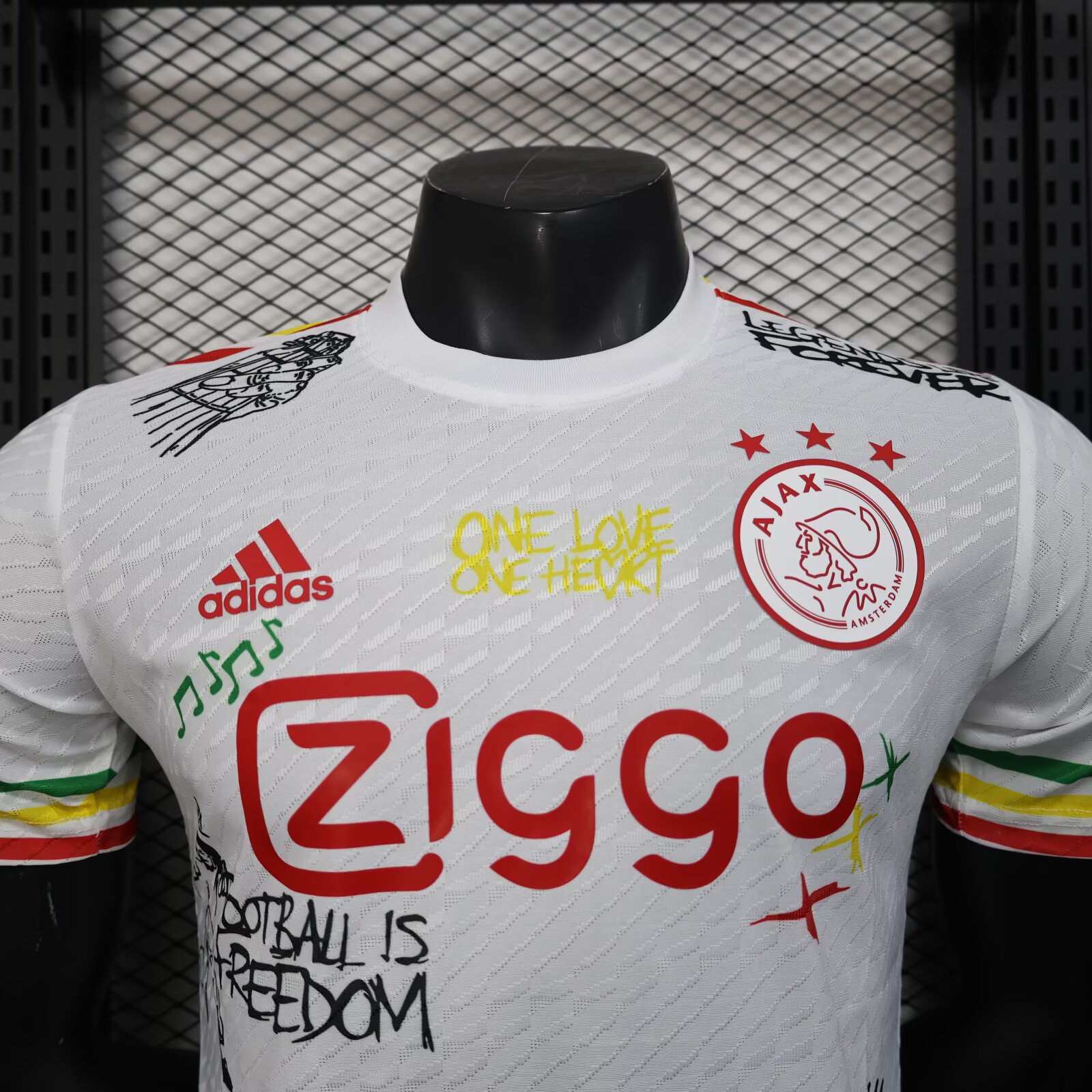 2025/2026 Player Version Ajax Doodle plate Football Jersey 1:1 Thai Quality