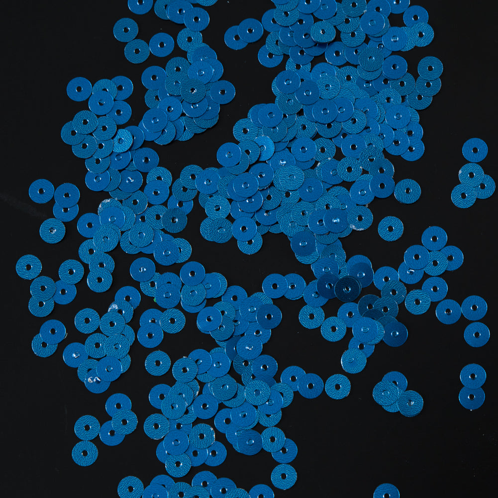 Bag of Blue Dull-Bright Loose Sequins - 5mm - Joann Fabrics