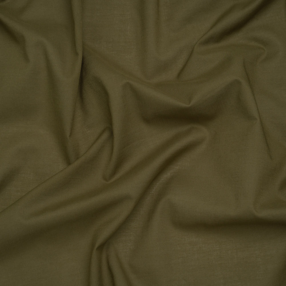 Cotton Voile Lining - Olive Green - Famous Australian Designer Deadstock - Joann Fabrics