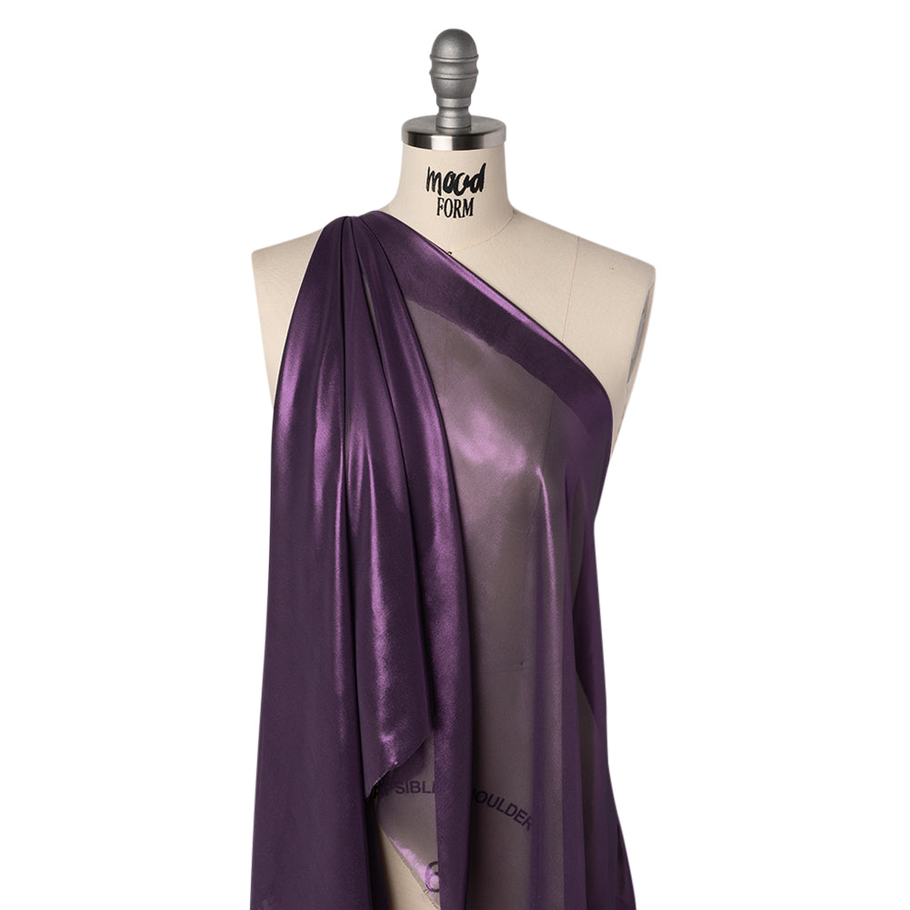 Liquid Sheen Metallic Polyester Chiffon - Purple on Purple - Liquid Sheen Chiffon Collection - Joann Fabrics