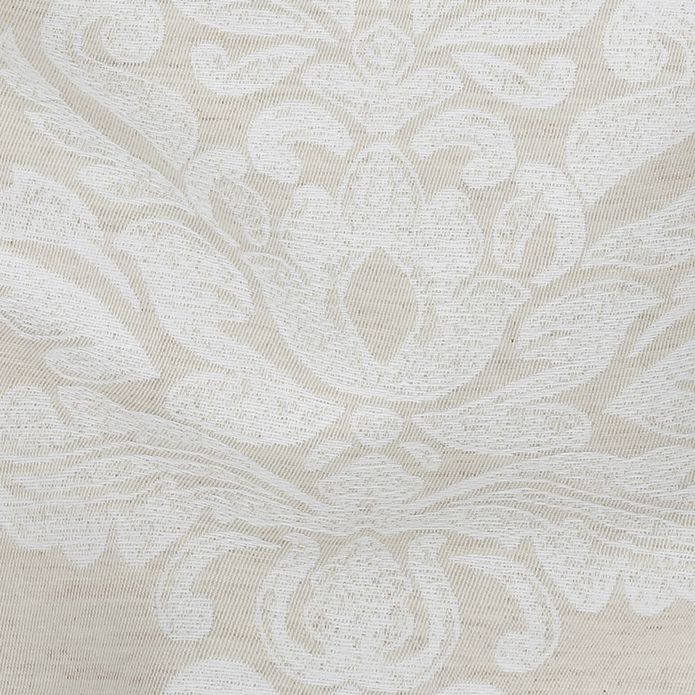Ivory and White Damask Double Wide Drapery Jacquard - Joann Fabrics