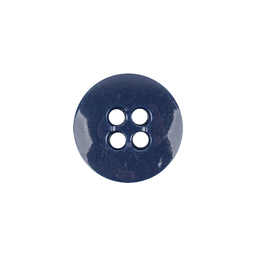 Atlantic Blue Low Convex 4-Hole Plastic Button - 27L/17mm - Joann Fabrics